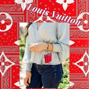 Louis Vuitton Epi Multicles Leather 6 Ring Key Case Red/